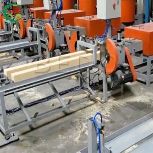 Hot Press Wood Sawdust Pallet Block Making Machine 380V Automatic
