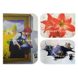 Industrial Inkjet Wall Printer 3D Vertical Wired Handle Control