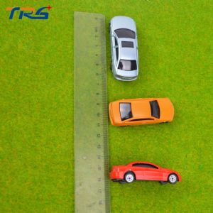 1:100 scale ABS plastic model painted car 5x2x1.5cm for model building material