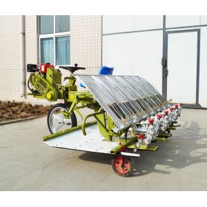 Single Arm 3.68kw 4mu/H Paddy Rice Transplanter Machine