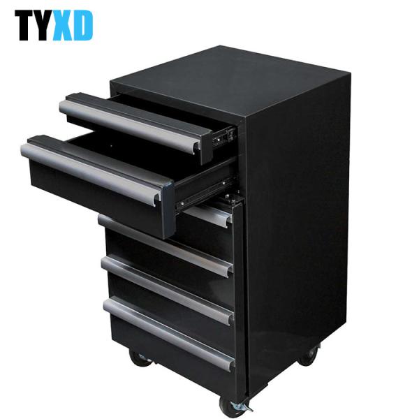 Quality Cold Rolled Steel Rolling Tool Cabinet , 2 Drawer Metal Tool Box wholesale
