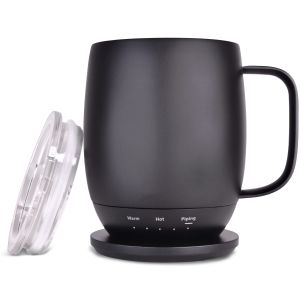 Electric Gooseneck Kettle, Temperature Control, Self-Heating Coffee Cup, LCD