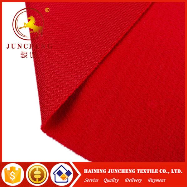 2019 thick polyester tricot brush fabric for garment