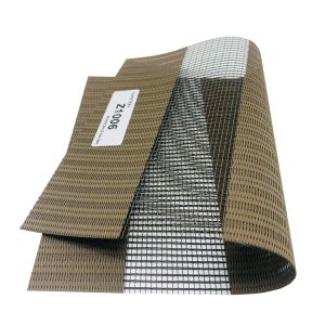 Custom Solar Fabric Cordless Spring Roller Blinds Shade Fireproof Waterproof