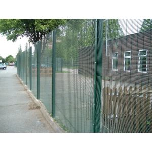 Green 358 Anti Climbing Fence No Blind Spots For Protection Fence
