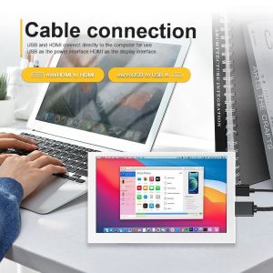 5 Inch Touch Screen Monitor 800x480 USB Interface Monitor 300 Cd/m2