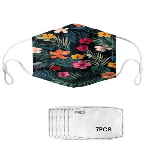 Floral Printing Reusable Face Mask For Virus Protection