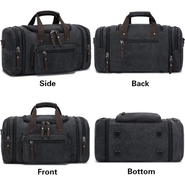 Contains 50L of Daily Individual Items Canvas Duffle weekender Travel Bag