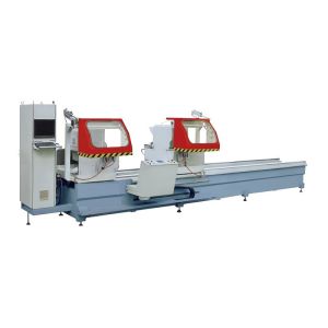 Upvc Window Machinery CNC Cutter Double Mitre Saw 10~300mm Cutting Height
