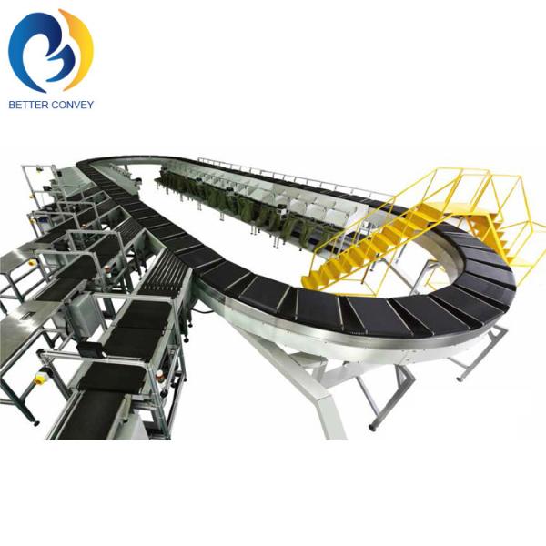 Box Cross Belt Sorter Conveyor Machine