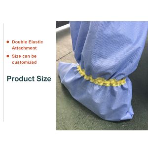 Disposable Protective Surgical Non Woven Boot Cover Machine With Double Elastic
