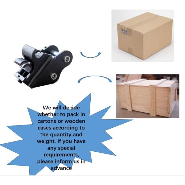 0.8-1.5Ton Small Excavator Spare Parts Semi Automatic Mini Excavator Quick Change