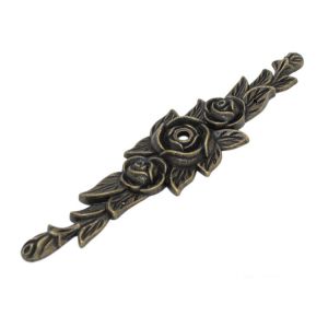 Decorative Plated Furniture Decorative Hardware Flower Ornament
