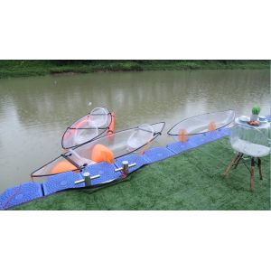Transparent polycarbonate transparent plastic Transparent gas powered kayak for