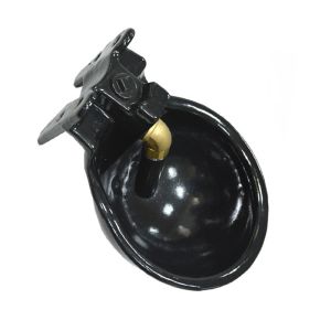 Die Cast A-T Shape Enamelled Livestock Water Bowls With Brass Tube Valve