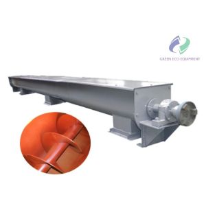 High Power Long Distance Feed Screw Conveyor For Sand Grain Loose Materials