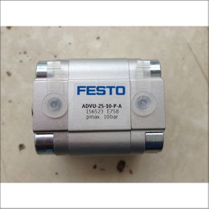 Oil Cylinder ADVU-25-10-P-A Compact Pneumatic Cylinder By Festo With 25mm Piston