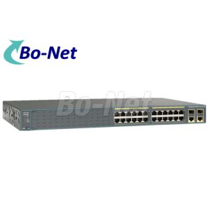 China Managed Network 24port Cisco POE Switch With Rack Mountable 1U Enclosure WS-C2960+24LC-L on sale