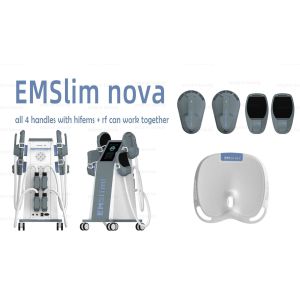 Emslim Nova Ems Sculpting Machine 4 Handles RF body contouring Muscle Massage