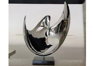 Cheap Modern Interior Decorative Stainless Steel Abstract Sculpture for sale