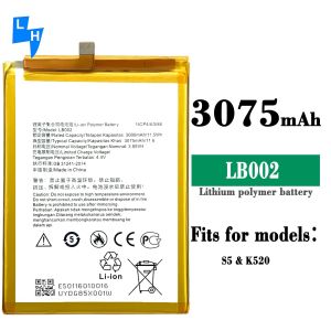 A 3000mAh LB002 S5 K520T battery for-Lenovo K520 battery Coding LB002