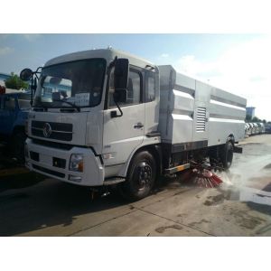 Dongfeng 4X2 6m3 6cbm runway sweeper truck road sweeper truck with brushes foton