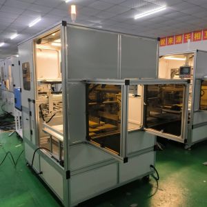 Car Long Side Hepa Filter Making Machine 0.6Mpa 12KW Filter Manufacturing