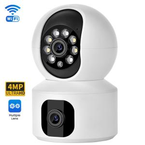 Cheap Indoor Video Baby Monitor Camera Dual Lens Night Vision 3.6mm HD Lens for sale