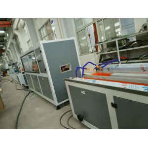 Twin Screw Pvc Profile Extrusion Machine Electrical Cable Trunking Making