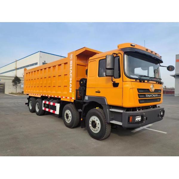 Quality SHACMAN F3000 Tipper Dump Truck 8x4 380Hp EuroII Orange 12 Wheels WEICHAI engine wholesale