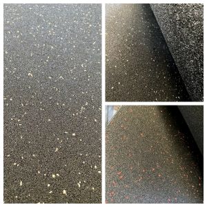 Cheap Rubber Flooring Sheet 15mm with EPDM Dots and Flecks for Home and Fitness Equipment for sale
