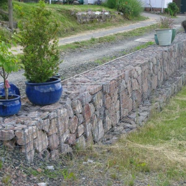 Quality Garden Decoration 5x10cm Welded Mesh Gabion Square Hole Anti Corrosion wholesale