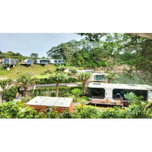 Prefab Portable Mobile House With Rock Wool Sandwich Panel Wall