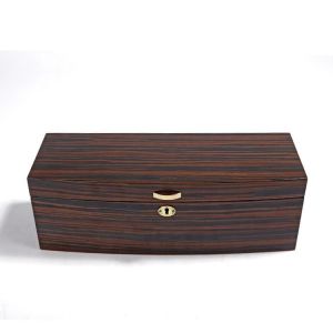 Custom Logo Glossy Wood Wine Box Luxury Insert For Wines And Alcohols Decorative