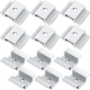 Snow Load 1.4KN/m2 Solar End Clamp for Solar Energy System in Solar Panel