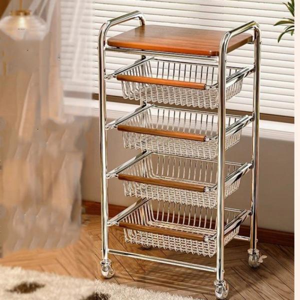 Quality The movable small coffee table in the living room and bedroom features a light luxury design with a mid-ancient style, balancing functionality and decoration wholesale