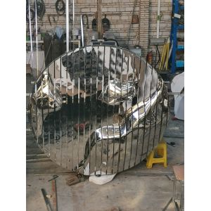 China 316 Large Metal Wall Art Sculptures Modern Bronze Garden Statues on sale