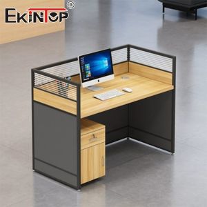 Walnut Commercial Style Office Desk Employees Table Small Desk Table