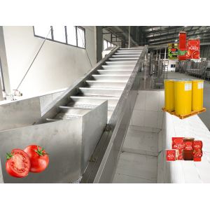 High-Speed Tomato Processing Equipment Sanitary Stainless-Steel Line for sauce