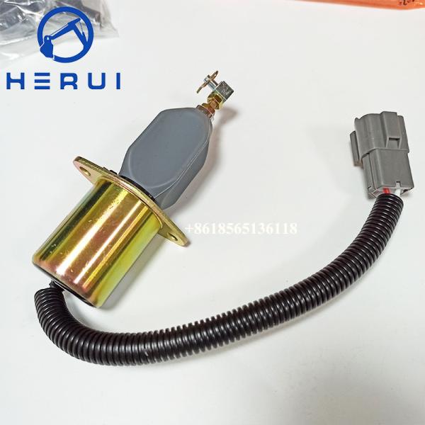 1751ES-12A3UC12B1S 12V Fuel Shut Off Solenoid 129953-77811 For 4NTE94 Engine R60-5 R210-5 SA-4673-S