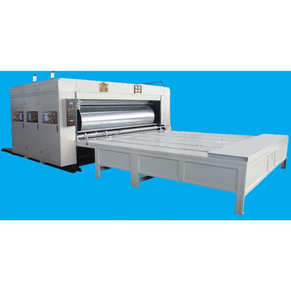 Big Diameter Roller Flexo Printing Slotting Machine / Carton Box Printing