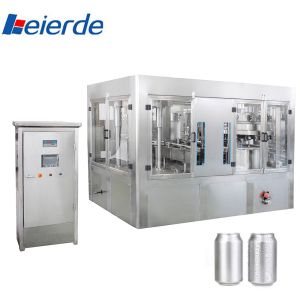 2000 - 9000BPH Aluminum Can Filling Machine For Carbonated Drinks And Beers