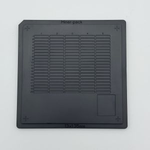 Cheap Stackable Waffle Pack Bare Die Tray In Microelectronic Industry for sale