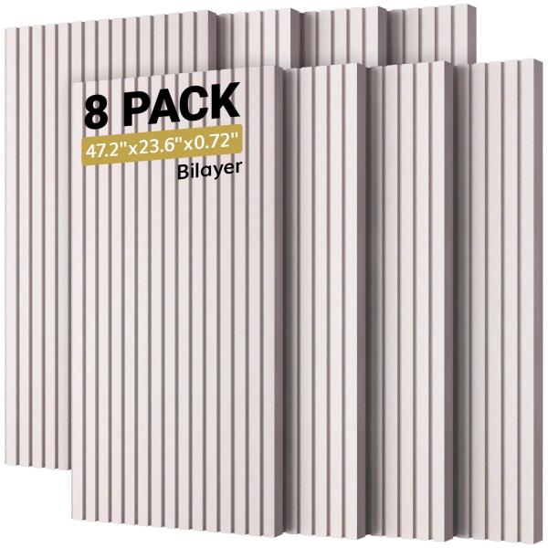 Quality Modern Eco-Friendly PET Acoustic Panels Double-Layer Polyester Fiber Sound Insulation Board for Hotel Use Graphic Design wholesale