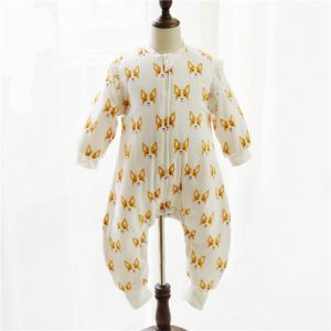 China Long Sleeves Muslin Baby Pajamas Non Fluorescent Cute Patterns For Winter on sale