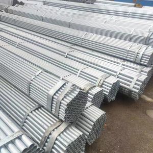 Q235B Industrial Galvanized Pipe 1 inch galvanized pipe 20 ft Round Hollow