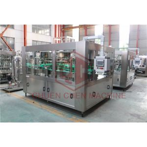 Olive Oil Glass Bottle Filling Machine Juice Processing Screw Capping