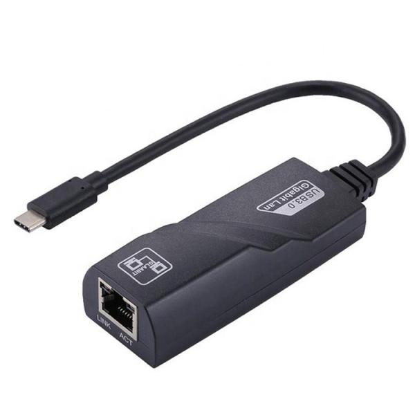 Quality High Compatible USB 3.1 Type C Male to Gigabit RJ45 Ethernet Network Lan Adapter for Laptop Computer wholesale