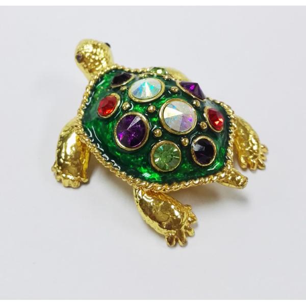 Fashion Alloy Turtle Jewelry Box green turtle trinket box/jewelry box