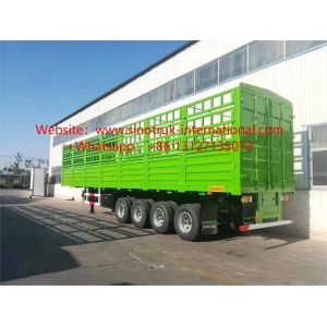 Premium Fence Semi-Trailer (3 Axles): 80CBM Capacity & 75T Loading Capability